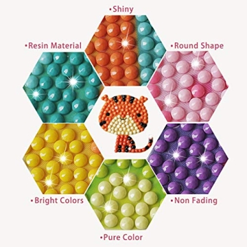 Sinceroduct Diamond Art Sticker Kits for Kids Ages 4-12