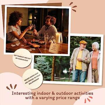 STOFINITY 52 Couples Games Date Night Gifts - Fun Date Ideas Married Couple Gifts for Him Her, Anniversary Wedding Gifts for Couples 2025, Date Night Games Activities, Boyfriend Valentines Day Gifts