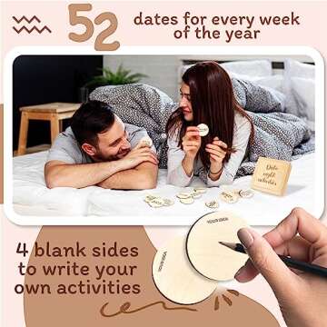 STOFINITY 52 Couples Games Date Night Gifts - Fun Date Ideas Married Couple Gifts for Him Her, Anniversary Wedding Gifts for Couples 2025, Date Night Games Activities, Boyfriend Valentines Day Gifts