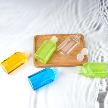Durable Leak-Proof Travel Bottles for Toiletries - 5 Pack