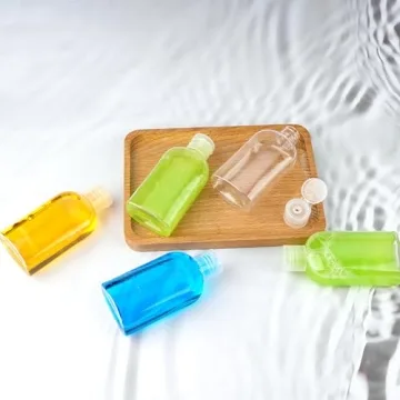 Durable Leak-Proof Travel Bottles for Toiletries - 5 Pack