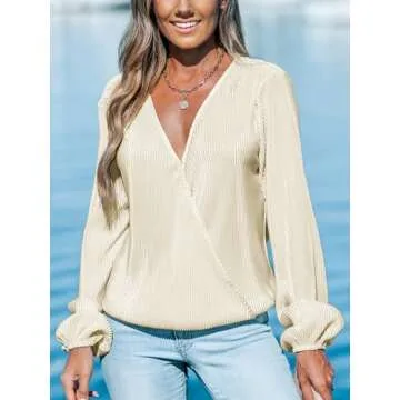 CUPSHE Elegant Long Sleeve Blouse for Every Occasion