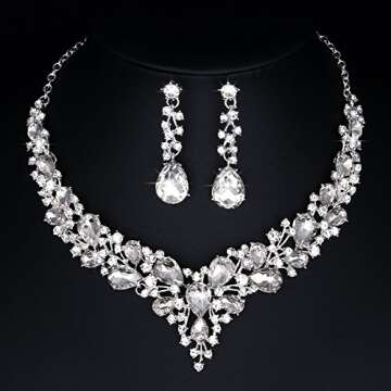 Molie Bridal Crystal Jewelry Set for Weddings and Gifts