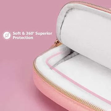 KIZUNA Laptop Bag Case 14 Inch Shoulder Sleeve Briefcase For 15" Macbook air M3 2024 M2/IdeaPad Slim 3i 14"/14" Yoga Slim Pro X/14 Lenovo IdeaPad 3i Gen/Flex 5/14.4" Surface Laptop Studio 2,Pink