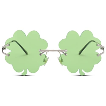 Chic St. Patrick's Day Green Sunglasses for Festive Fun