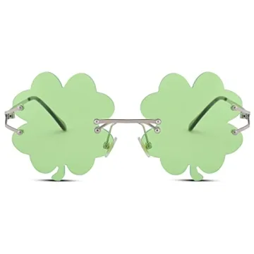 Chic St. Patrick's Day Green Sunglasses for Festive Fun