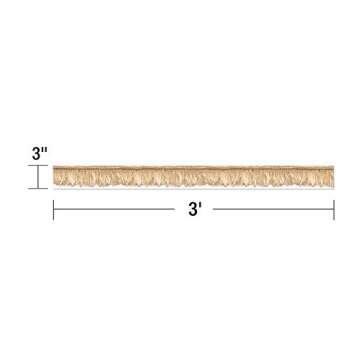 Schoolgirl Style Simply Boho Fringe Bulletin Board Borders, 36 Feet of Straight Fringe Classroom Borders for Bulletin Board, White Board, Cork Board, Desk Decor, Boho Decor, and Classroom Decor