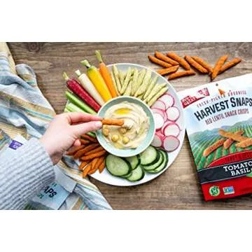 Harvest Snaps Veggie Chips - Healthy, Gluten-Free Snack Crisps