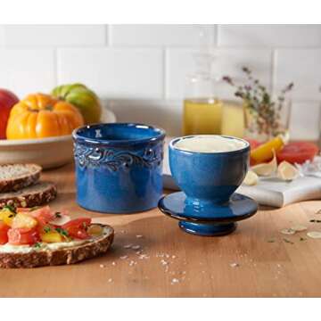 Butter Bell - The Original Butter Bell crock by L Tremain, a Countertop French Ceramic Butter Dish K...