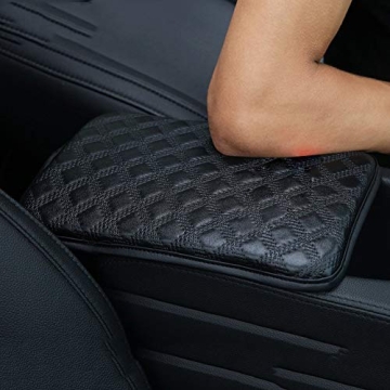 EGBANG Auto Center Console Pad, Console Cover Armrest Pads, PU Leather Universal Car Armrest Seat Bo...