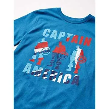 Amazon Essentials Disney | Marvel | Star Wars Boys' Short-Sleeve T-Shirts (Previously Spotted Zebra)...