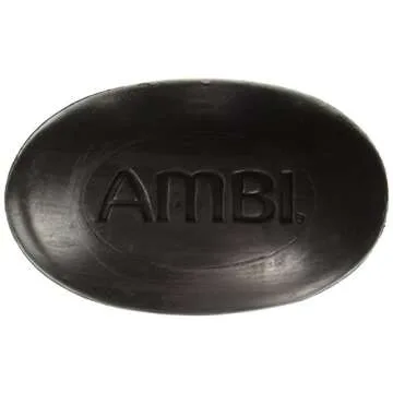 Ambi Skincare Black Soap with Shea Butter, 3.5 Oz (Pack of 2)