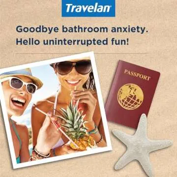 Anti Diarrhea Pills Help Prevent Traveler’s Diarrhea Before It Starts, Clinically Proven, Travel Medicine, Drug-Free Colostrum, Natural Digestive and Immune Support Supplement, 30 Count