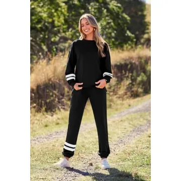 PRETTYGARDEN Women's Stylish Two-Piece Pajama Set