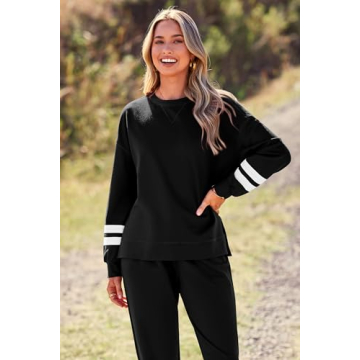 PRETTYGARDEN Women's Stylish Two-Piece Pajama Set