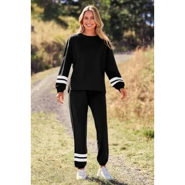 PRETTYGARDEN Women's Stylish Two-Piece Pajama Set