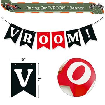 Race Balloon Garland Kit for Birthday and Baby Showers