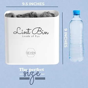 Magnetic Lint Bin for Stylish Laundry Organization