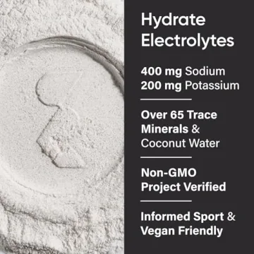 Sports Research Hydrate Electrolytes Powder Packets - Sugar-Free & Naturally Flavored with Vitamins, Minerals, and Coconut Water - Supports Hydration - 16 Packets - Variety Pack