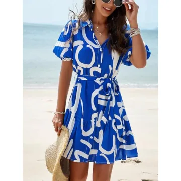 Shop Women's Button Down Sundress for Casual Spring Style