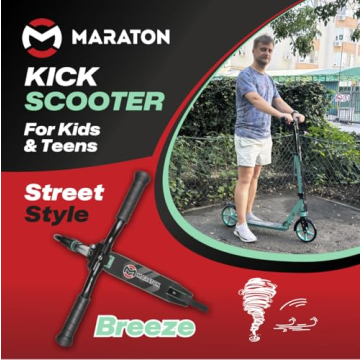 Maraton Kick Scooter for Teens | Adjustable & Durable Ride