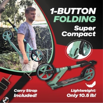 Maraton Kick Scooter for Teens | Adjustable & Durable Ride