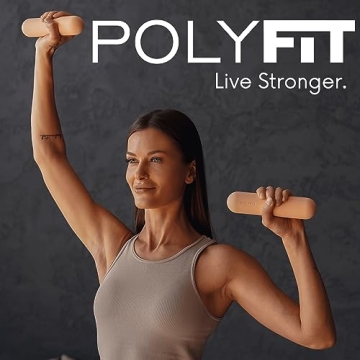 Stylish Polyfit Dumbbell Weight Bars for Women - 3.3 LB