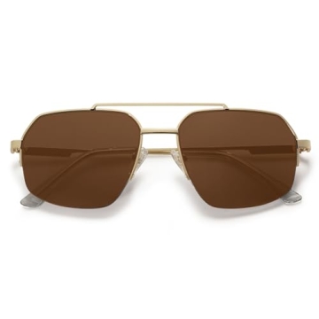 SOJOS Trendy Aviator Sunglasses for Men & Women - UV400 Protection