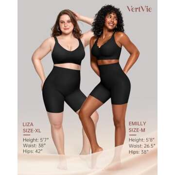Vertvie Tummy Control Shapewear Shorts for Women