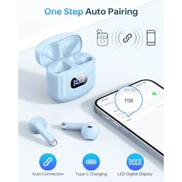 KTGEE Wireless Bluetooth 5.3 Earbuds | 40Hrs Battery