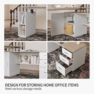 FEZIBO Electric Height Adjustable Desk for Home Office