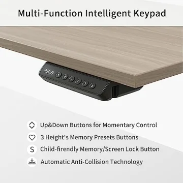 FEZIBO Electric Height Adjustable Desk for Home Office