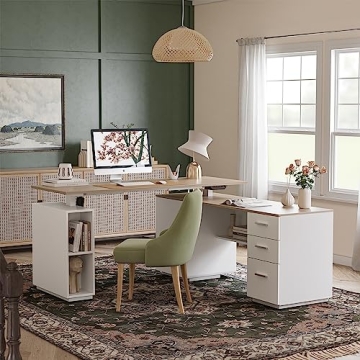 FEZIBO Electric Height Adjustable Desk for Home Office