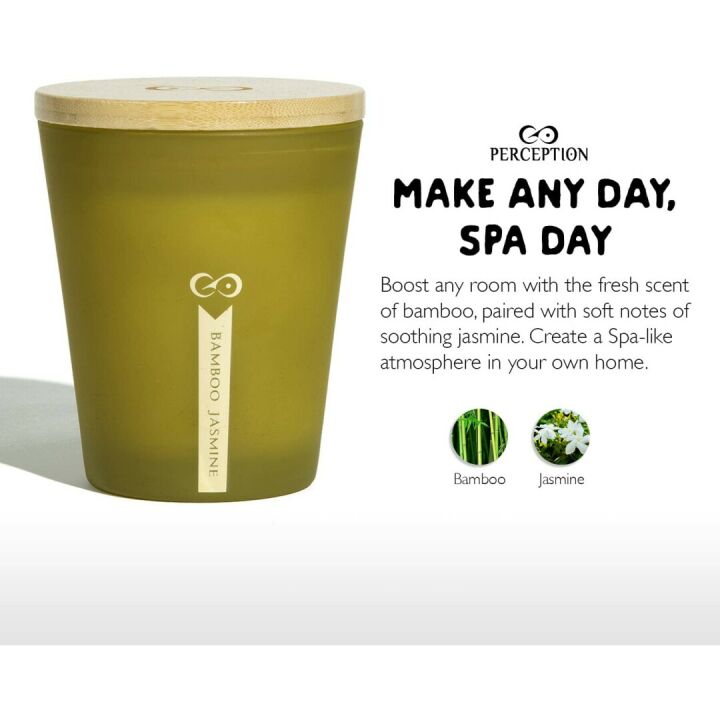 Bamboo Jasmine Luxury Scented Candle - 50 Hour Burn
