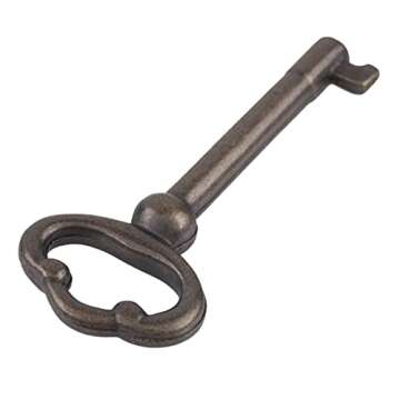 Antique Brass Skeleton Key for Vintage Furniture Restoration