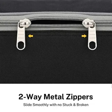 Donner 40 41 Inch Acoustic Guitar Case, 5 mm Thick Padding Sponge 600D Ripstop Waterproof Nylon Soft Acoustic Guitar Bag with Dual Adjustable Shoulder Strap and Thick Sponge Handle, Black