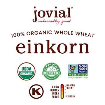 Jovial Einkorn Whole Wheat Flour for Nutritious Baking
