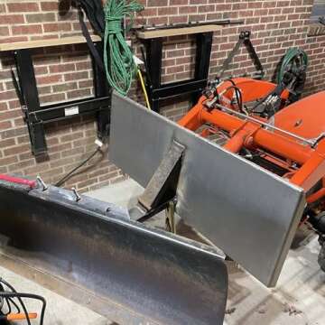 Titan Attachments 3/8" Universal Quick Tach Mount Plate, Thick Skid Steer Base Mount Plate Attachmen...