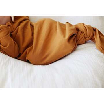 Soft Organic Cotton Knotted Gown for Newborns