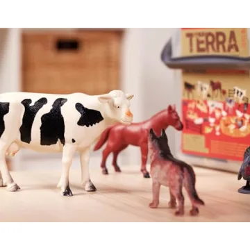 Barnyard Bucket 60Pc Farm Animal Toy Set for Kids