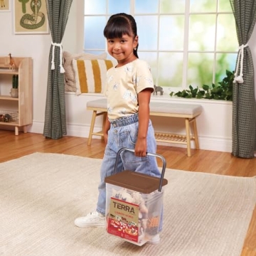 Barnyard Bucket 60Pc Farm Animal Toy Set for Kids