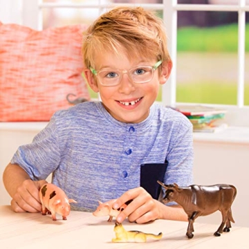 Barnyard Bucket 60Pc Farm Animal Toy Set for Kids