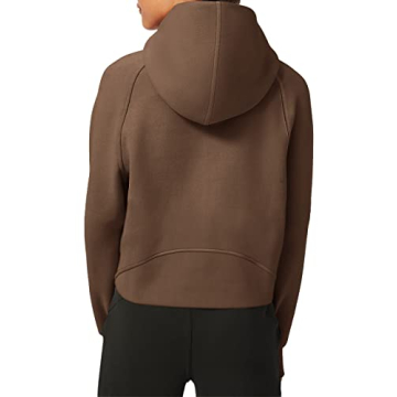 LASLULU Women's Fleece Zip Up Hoodie for Fall 2024