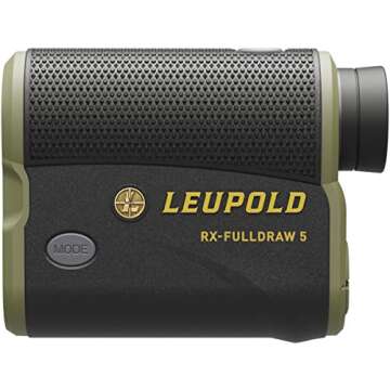Leupold RX-FullDraw 5 Rangefinder with DNA with Black/Green OLED