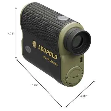 Leupold RX-FullDraw 5 Rangefinder with DNA with Black/Green OLED