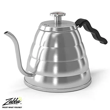 Precision Brewing Coffee Gator Gooseneck Kettle with Thermometer