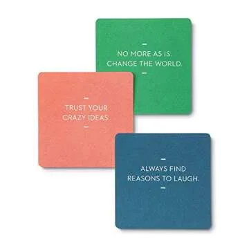 Motto of the Day Card Set - 76 Inspirational Quotes for All