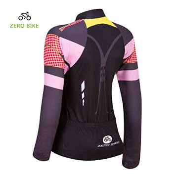Cycling Jersey Women Long Sleeve Bike Shirts Jacket Breathable Bicycle Clothing Biker Tops Cyclist A...