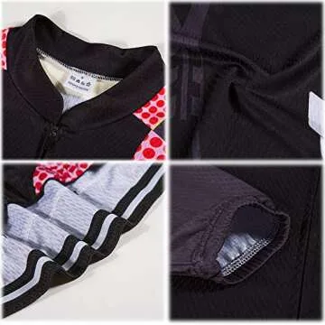 Cycling Jersey Women Long Sleeve Bike Shirts Jacket Breathable Bicycle Clothing Biker Tops Cyclist Apparel with Pockets