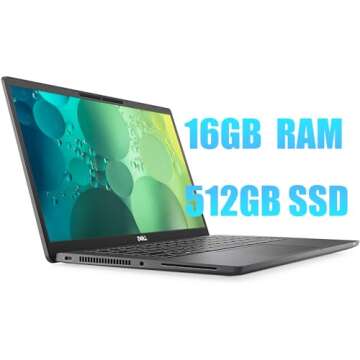 Dell Latitude 7420 14" FHD Business Notebook PC - Intel 11th Gen Core i5-1145G7, 16GB RAM, 512GB SSD...